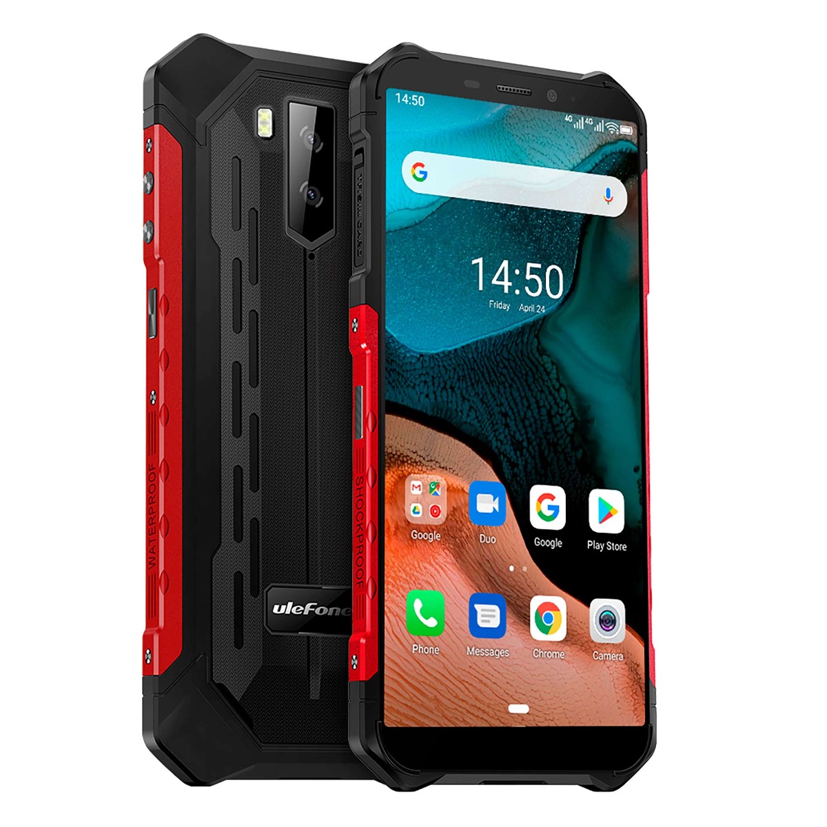 Ulefone Armor X5, 4G, IP-68, czarny - telefon dla seniora