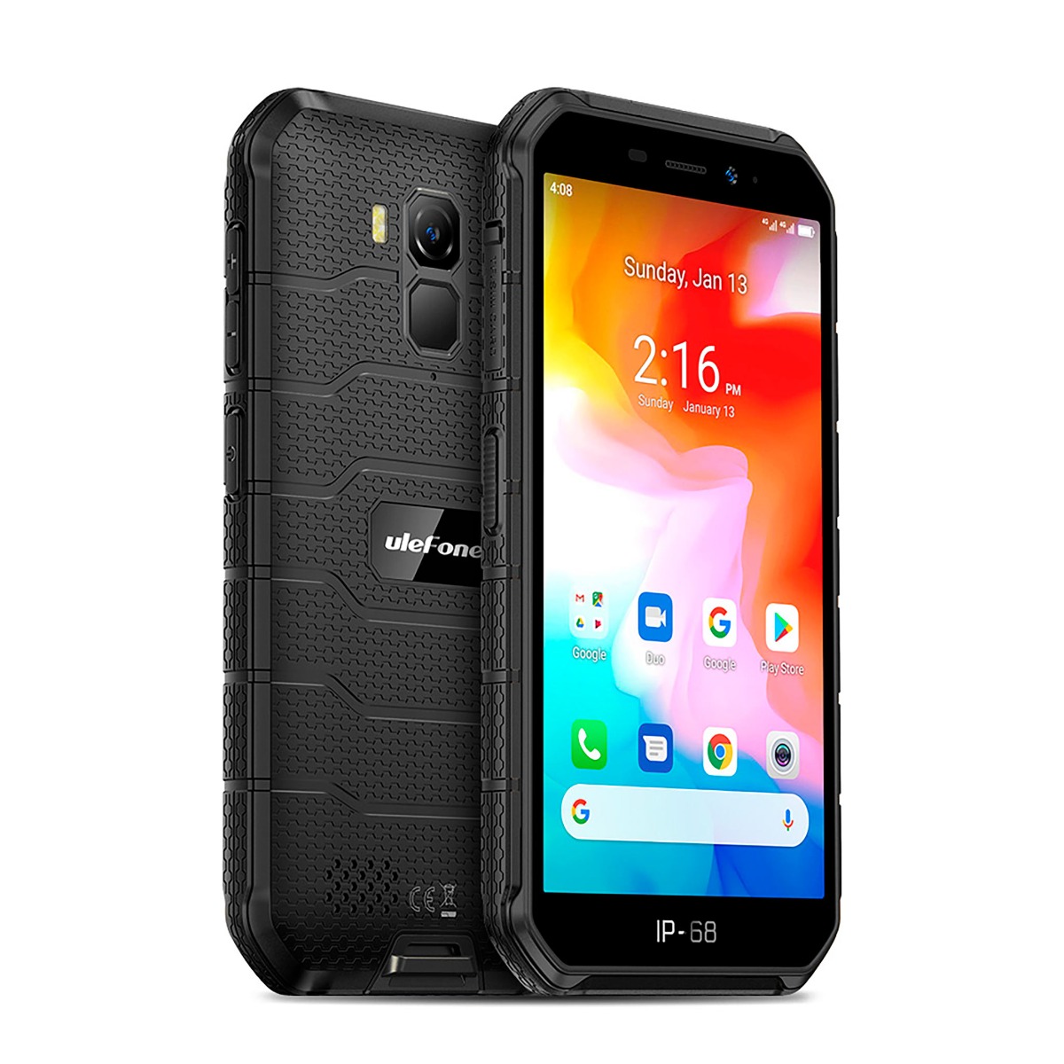 Ulefone Armor X7, 4G, IP-68, czarny - telefon dla seniora