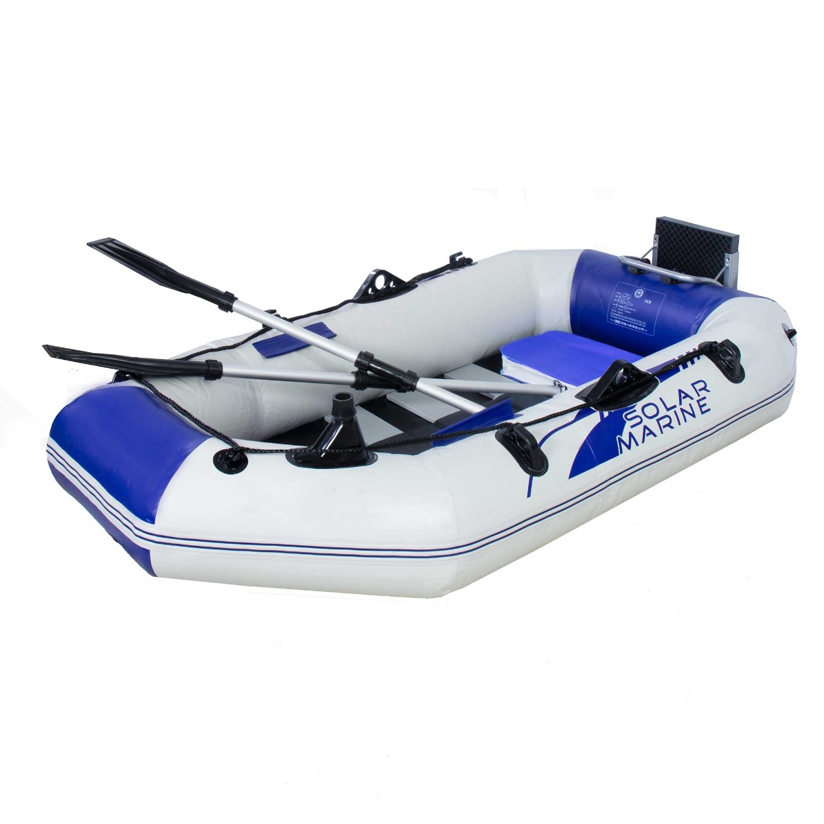 Solar Marine guminė valtis ežere, 1 asmuo