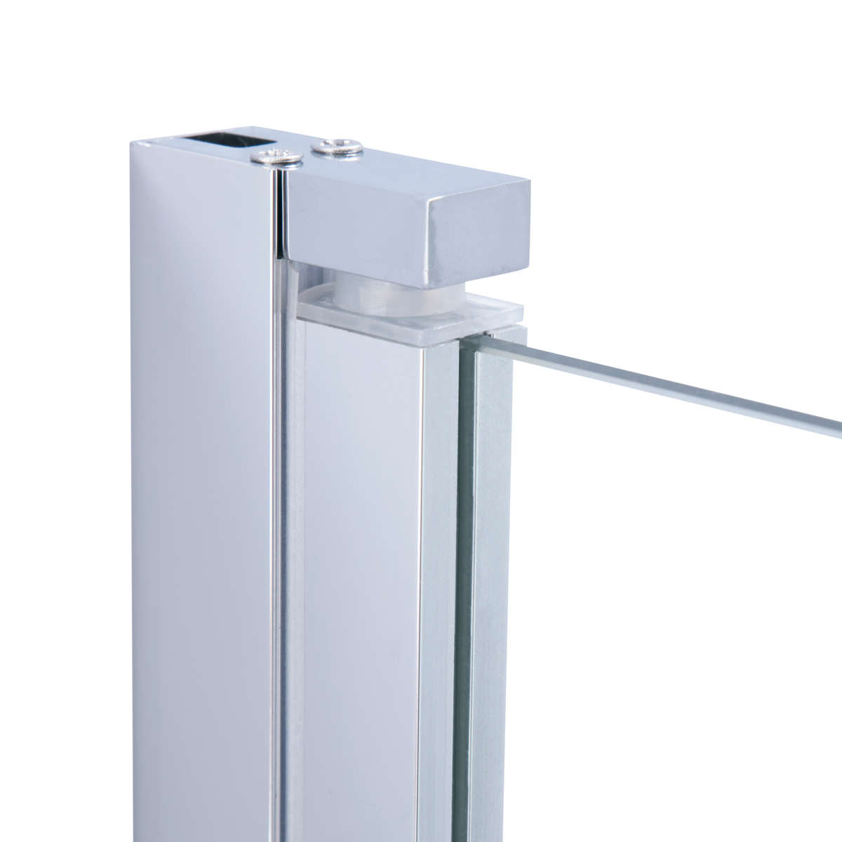 Lykke Coinfort de Douche d'Angle 100x100x195cm, Bord Droit