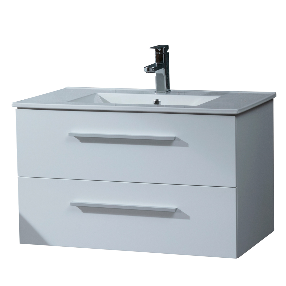 Lykke Waschtisch mit Unterschrank Nordic Original 80x46x50cm, weiß