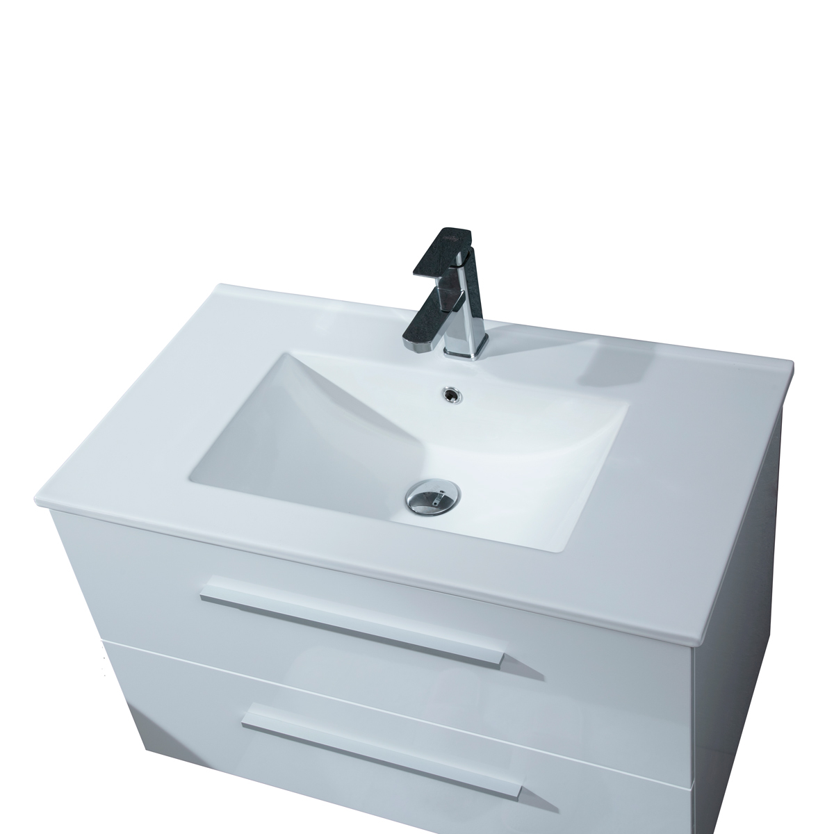 Lykke Waschtisch mit Unterschrank Nordic Original 80x46x50cm, weiß