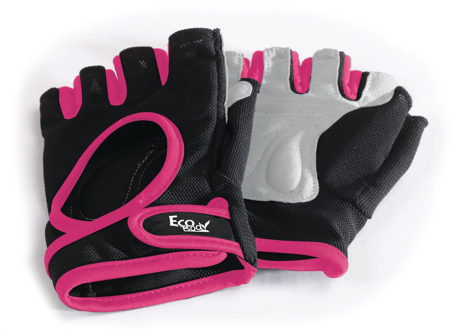 Eco Body vannas cimds, melns/rozā