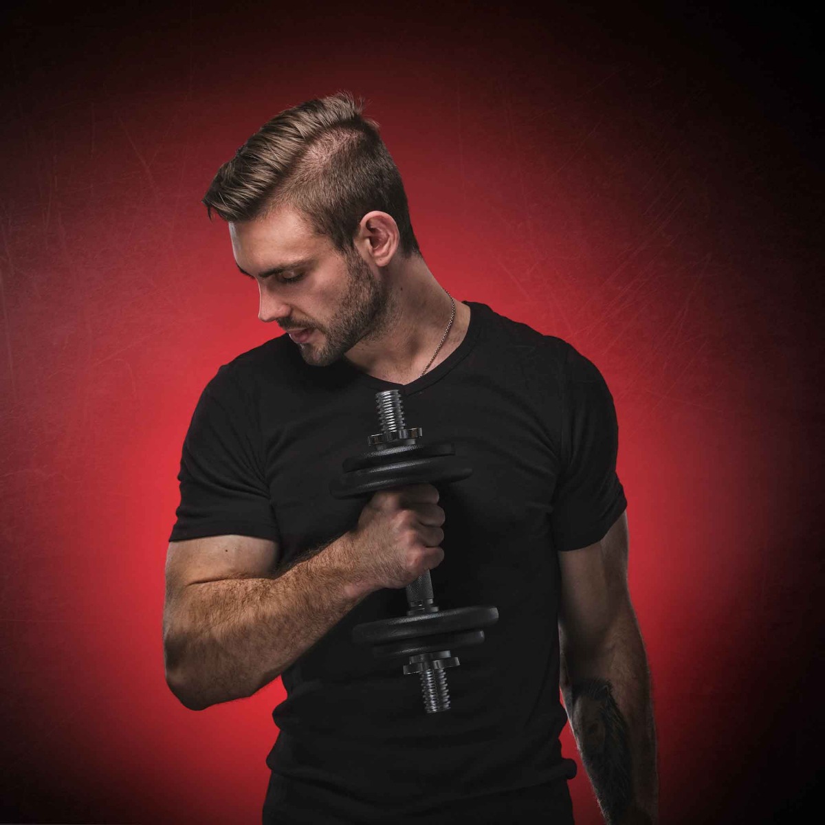 Hantle regulowane Fit'n Shape 20kg, żelazne płyty