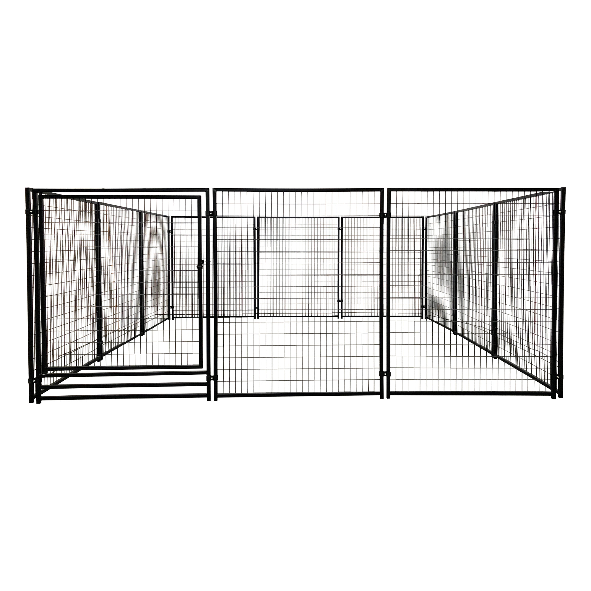 Trekker Honden Kennel 4.5x4.5x1.83m, Zwart