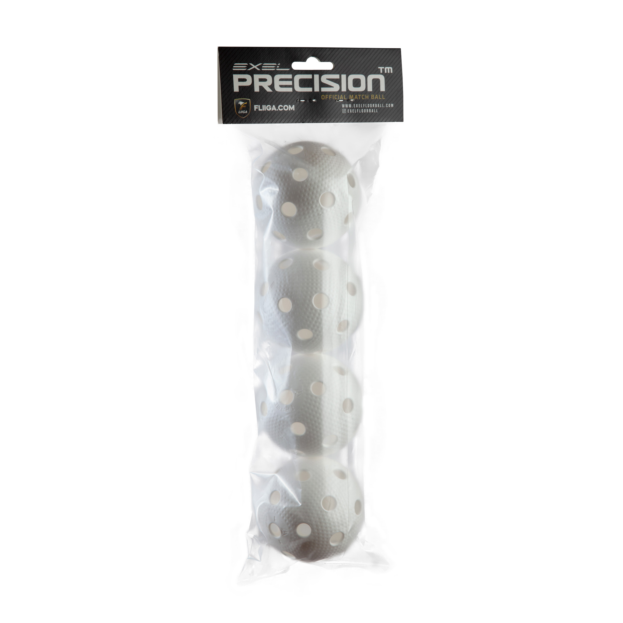 Exel Precision F-Liiga Floorball-Ball, 4-pack