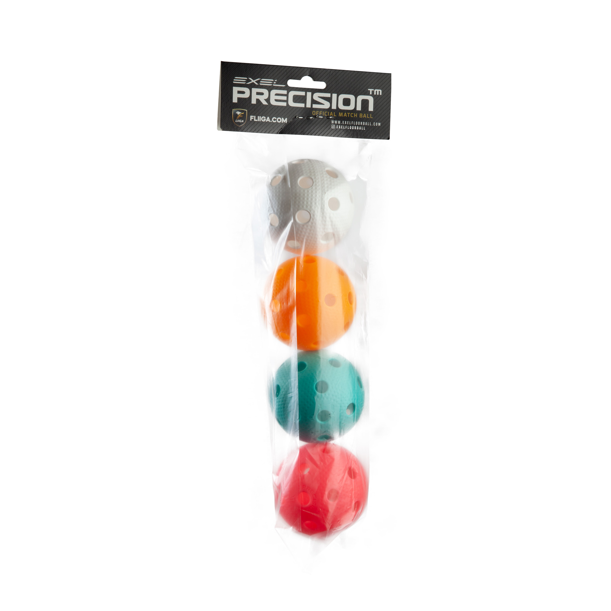 Exel Precision F-Liiga Piłka do unihokeja, 4-pack