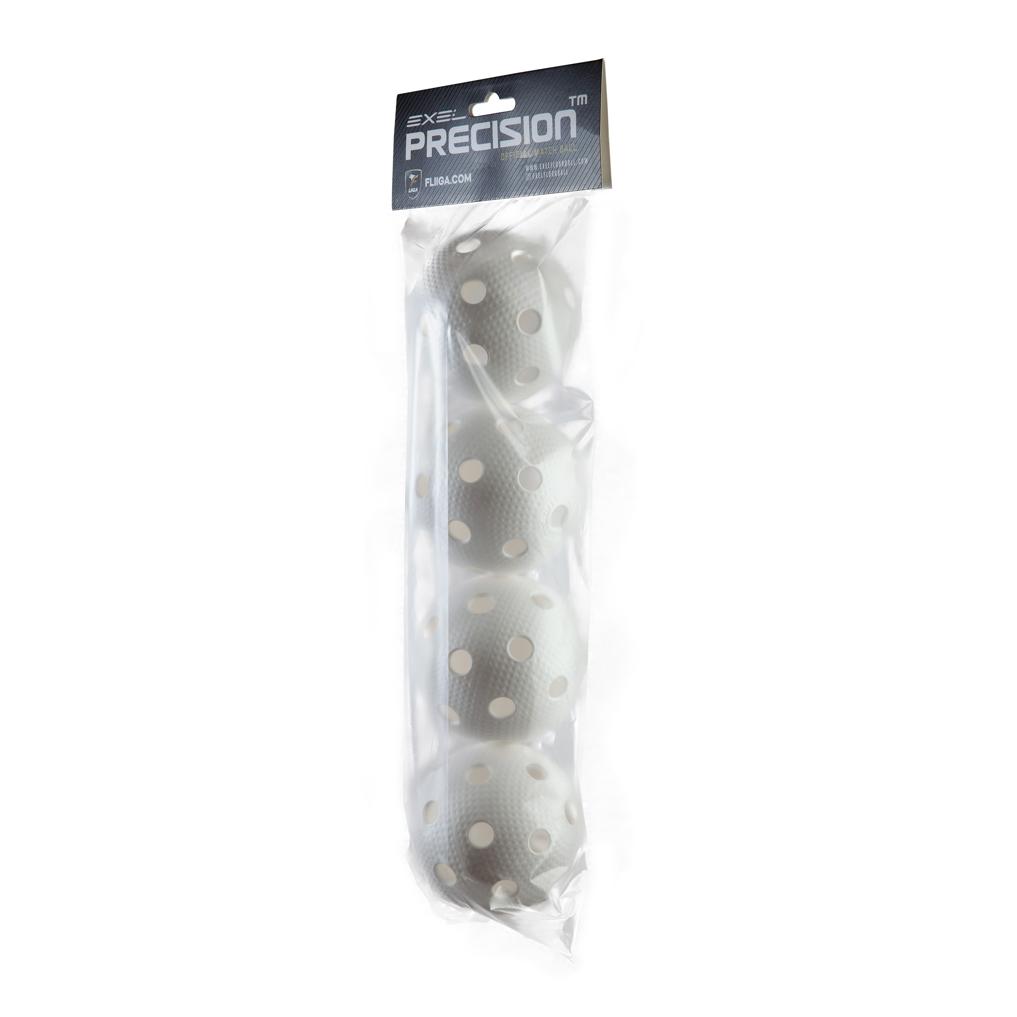 Exel Precision F-Liiga Floorball-Ball, 4-pack