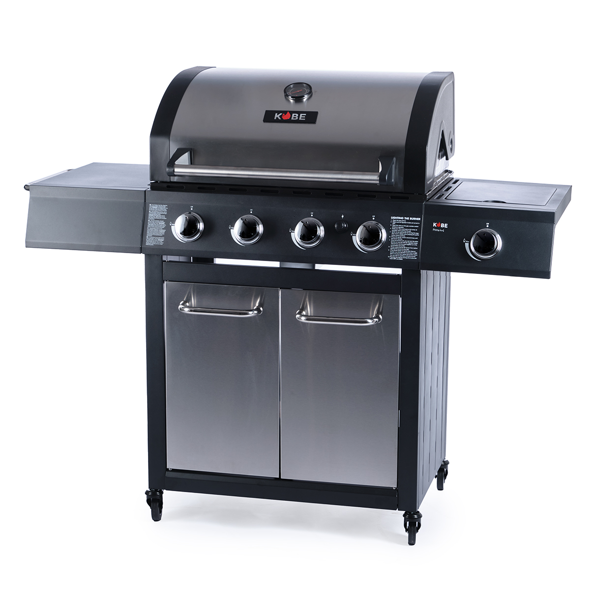 KOBE Gasgrill PRIMA 4+1, 146x121x57cm