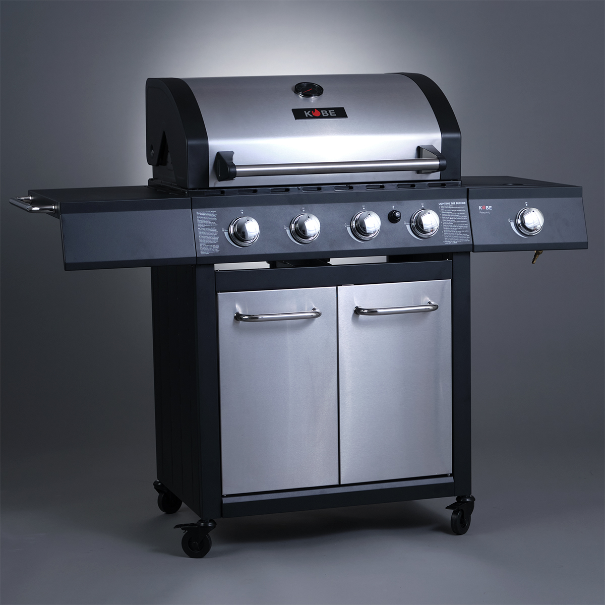 KOBE Gasgrill PRIMA 4+1, 146x121x57cm