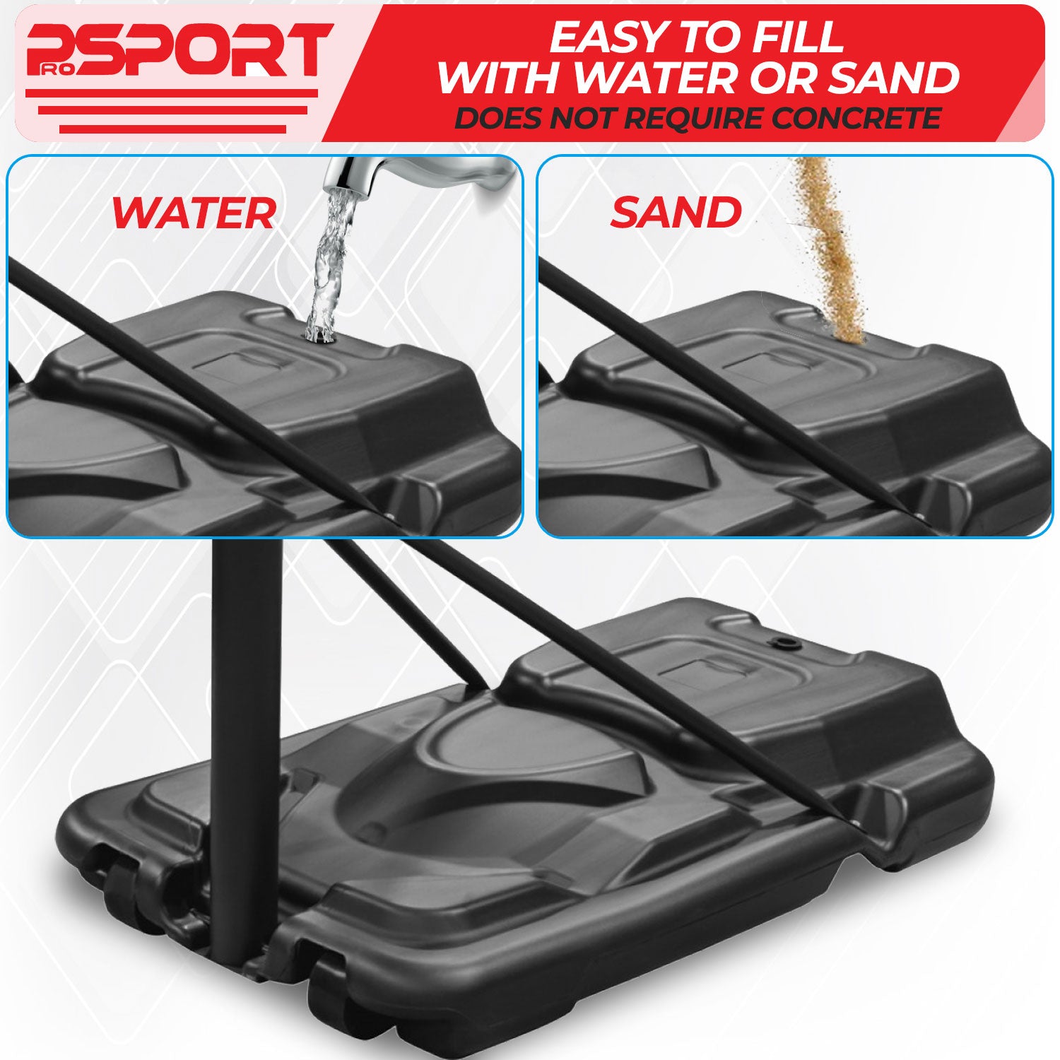 Prosport Basketball Hoop Premium 2,3 - 3,05m