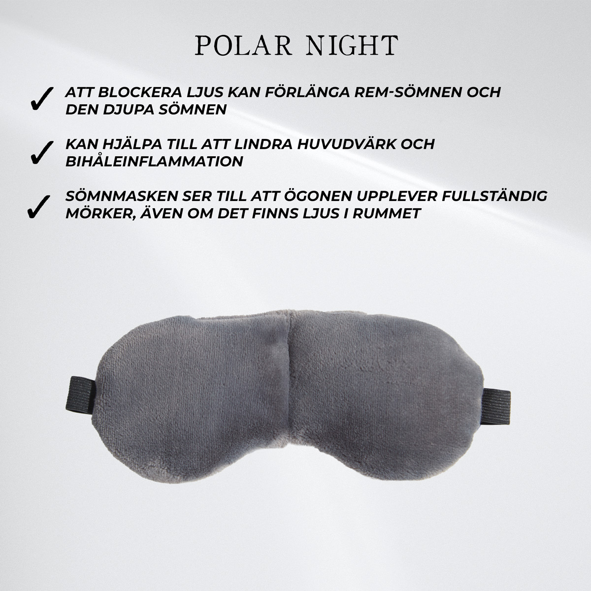 Polar Night Viktad Ögonmask