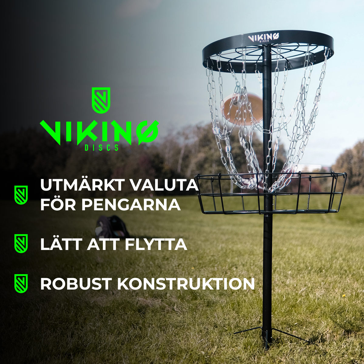 Viking Discs Battle Basket Pro discgolf korg