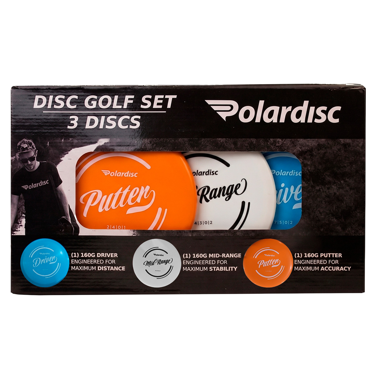 Polardisc Starter Discgolf Korb Set