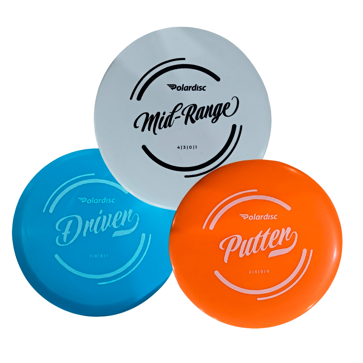 Polardisc Disku Golfs Komplekts - 3 Diski