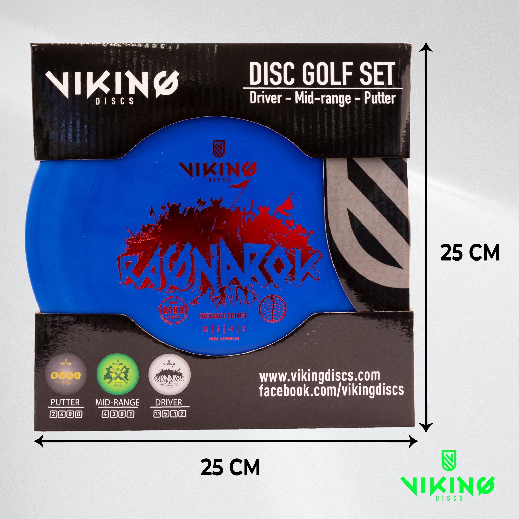 Viking Discs frisbeegolf diskset