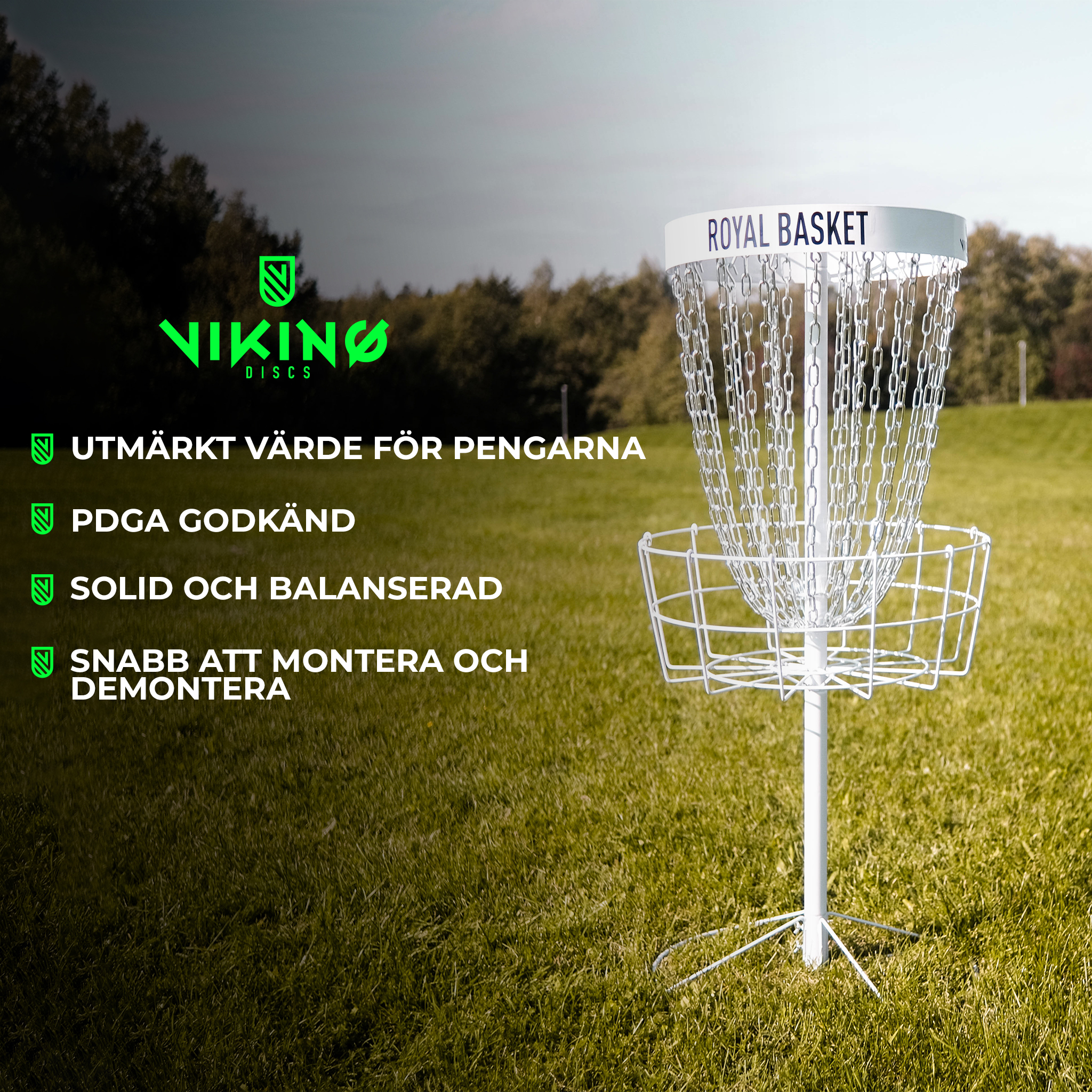 Viking Discs Royal Basket discgolf korg
