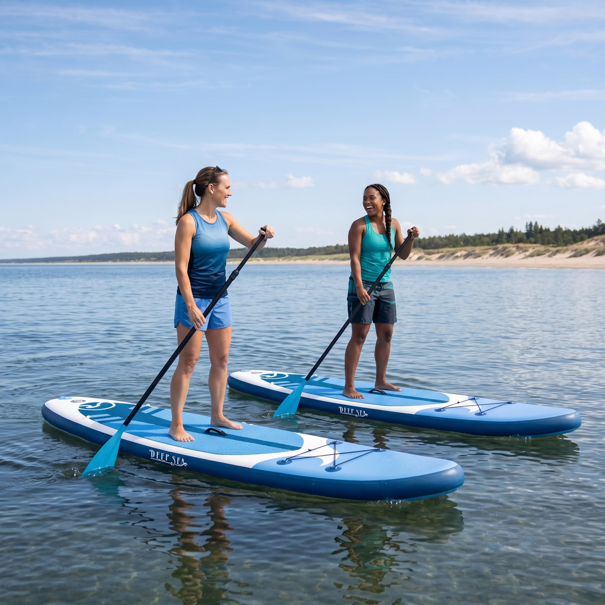 Deep Sea 2 x SUP Board Set Kajak Pro 300cm