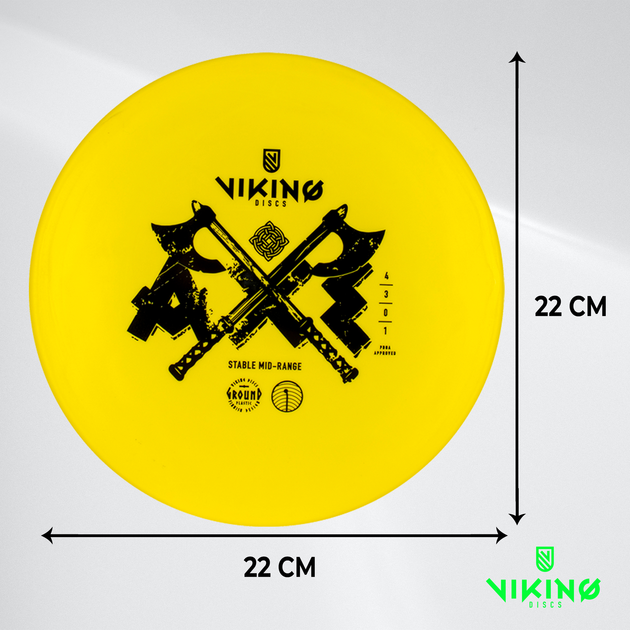 Viking Discs Full Ground Set, 8 Diskars Set