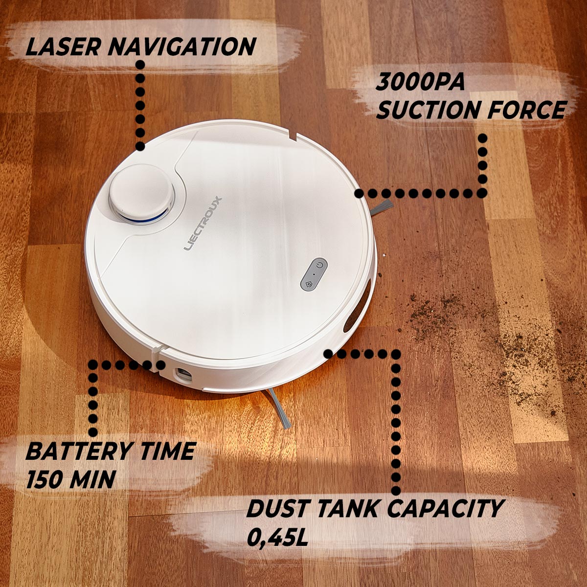 Lykke Robot Vacuum Deluxe 5000