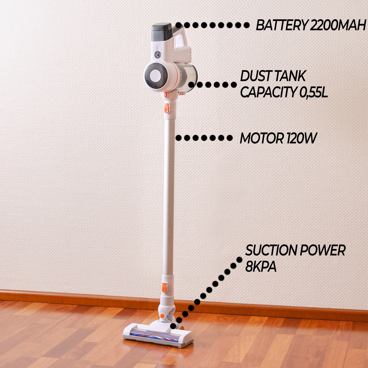 Lykke Cordless Vacuum Cleaner Pro 1000