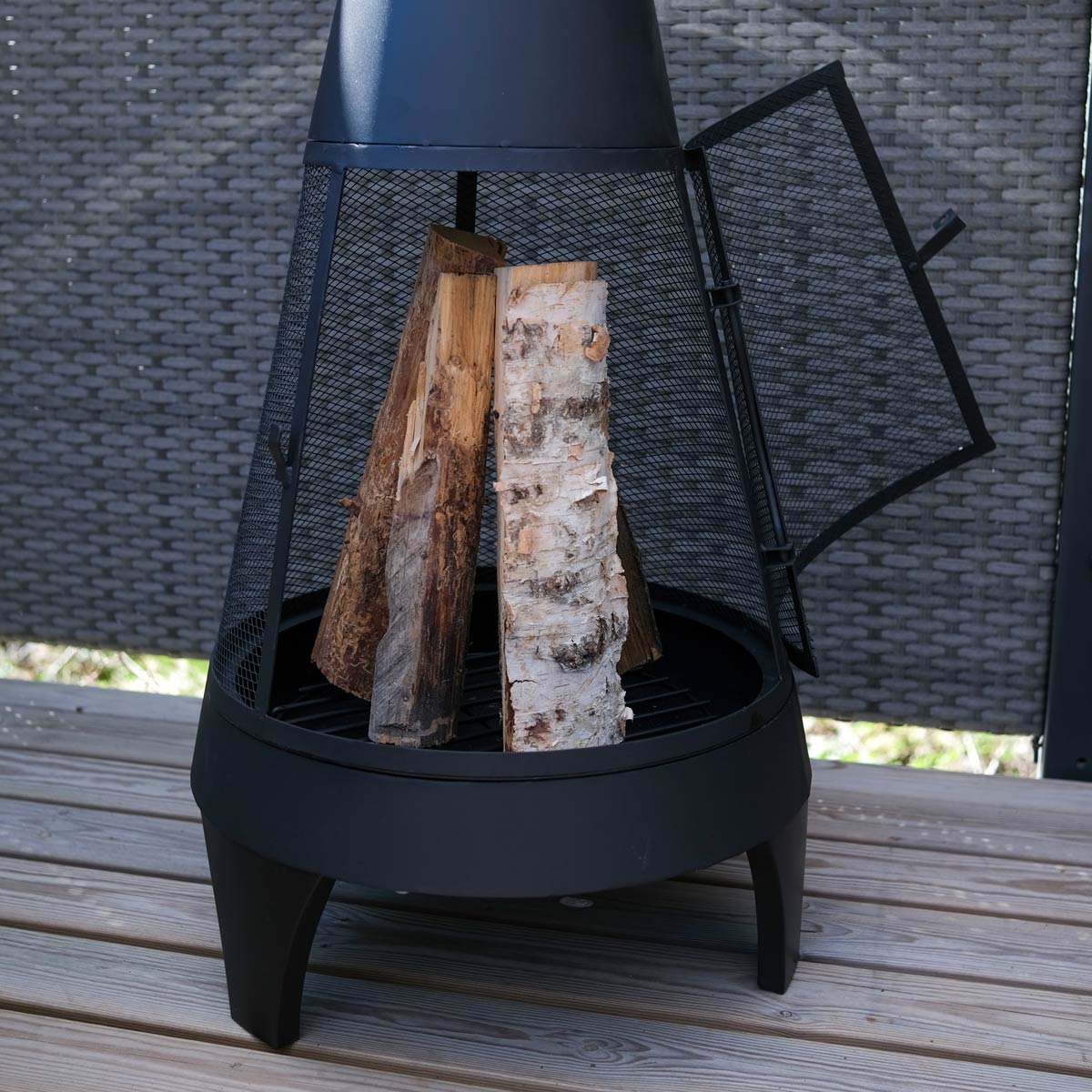 Limousin Kominek Ognisko Chiminea 126cm