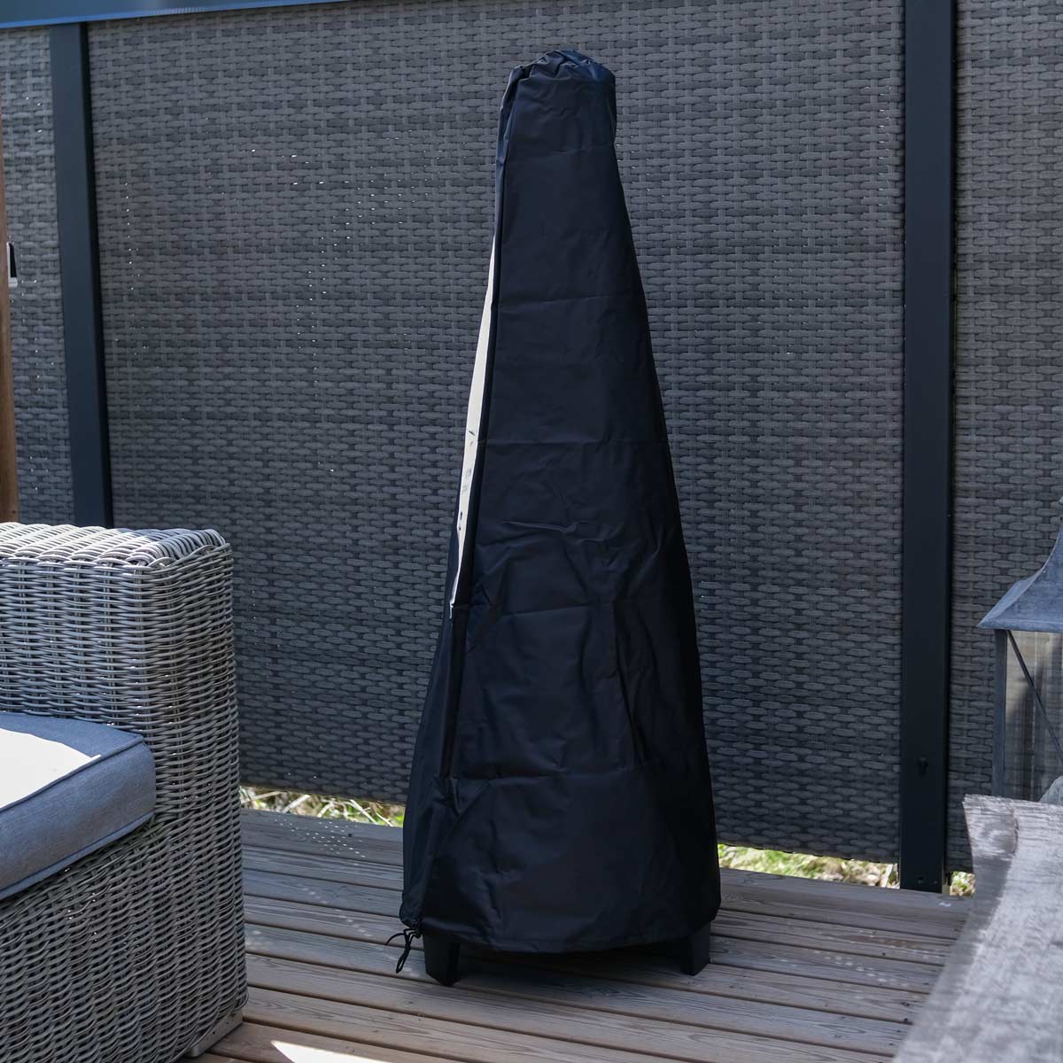 Limousin Regnskydd Utomhuskamin 126cm