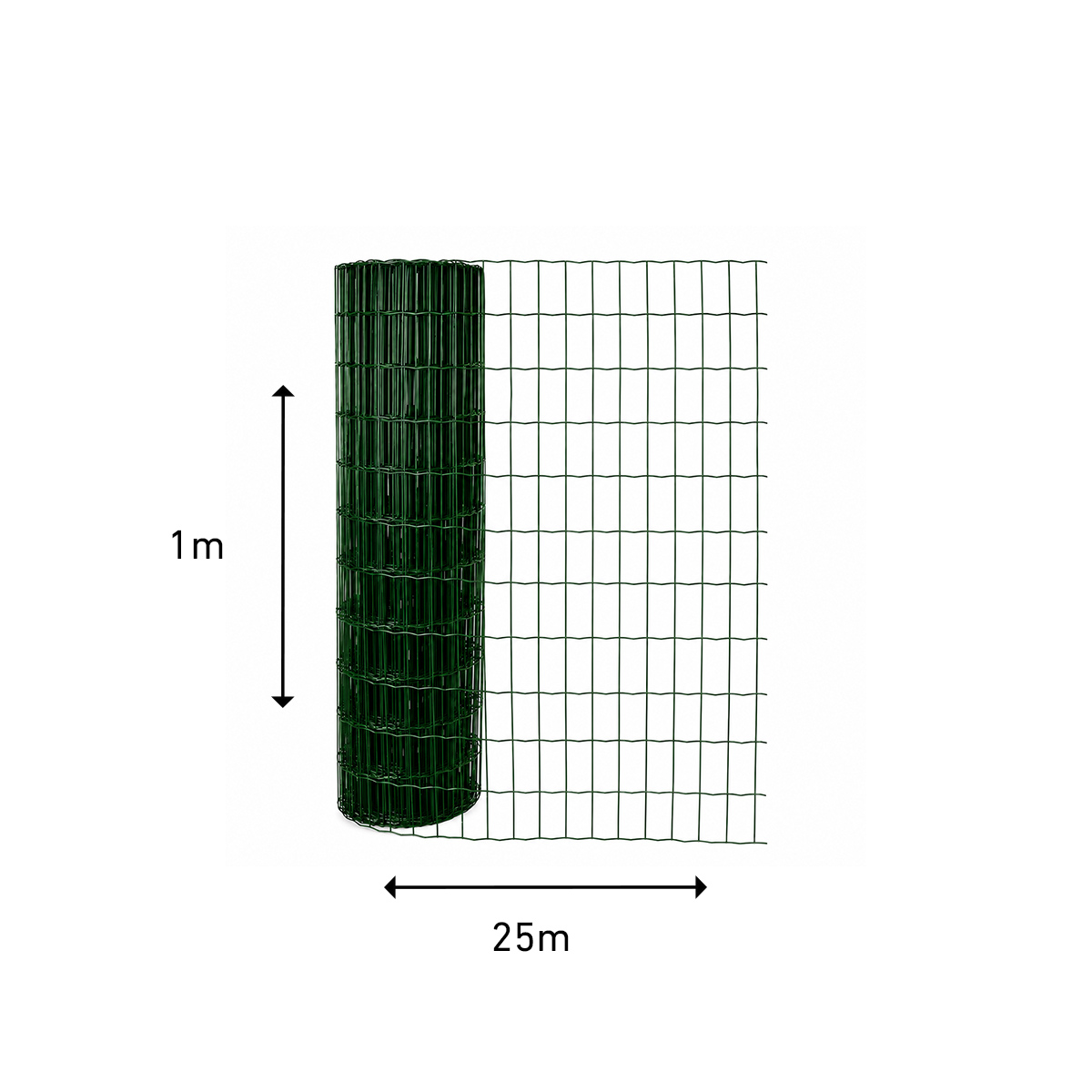 Fornorth Wire Fence 100cm (25m), green