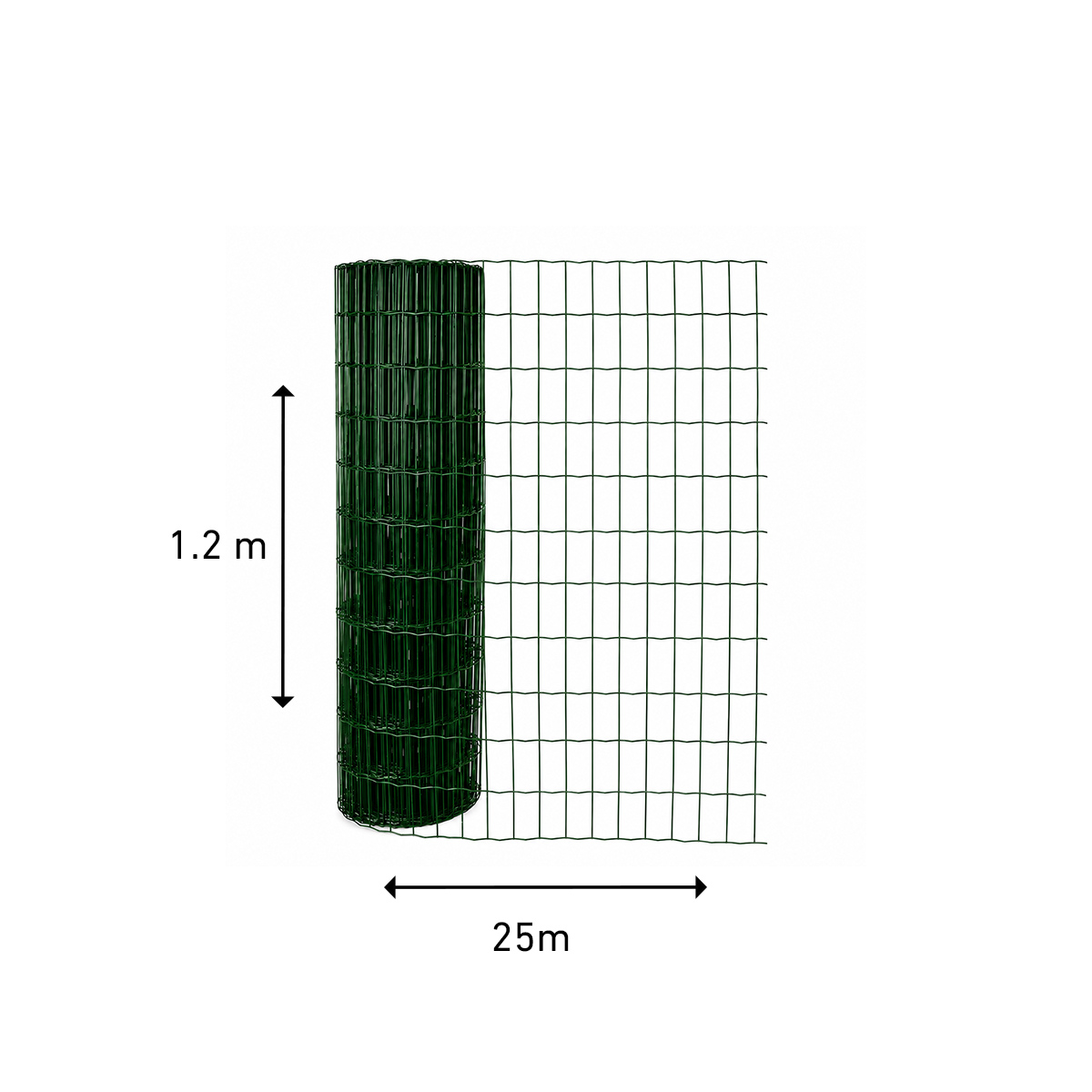 Fornorth Wire Fence 120cm (25m), green