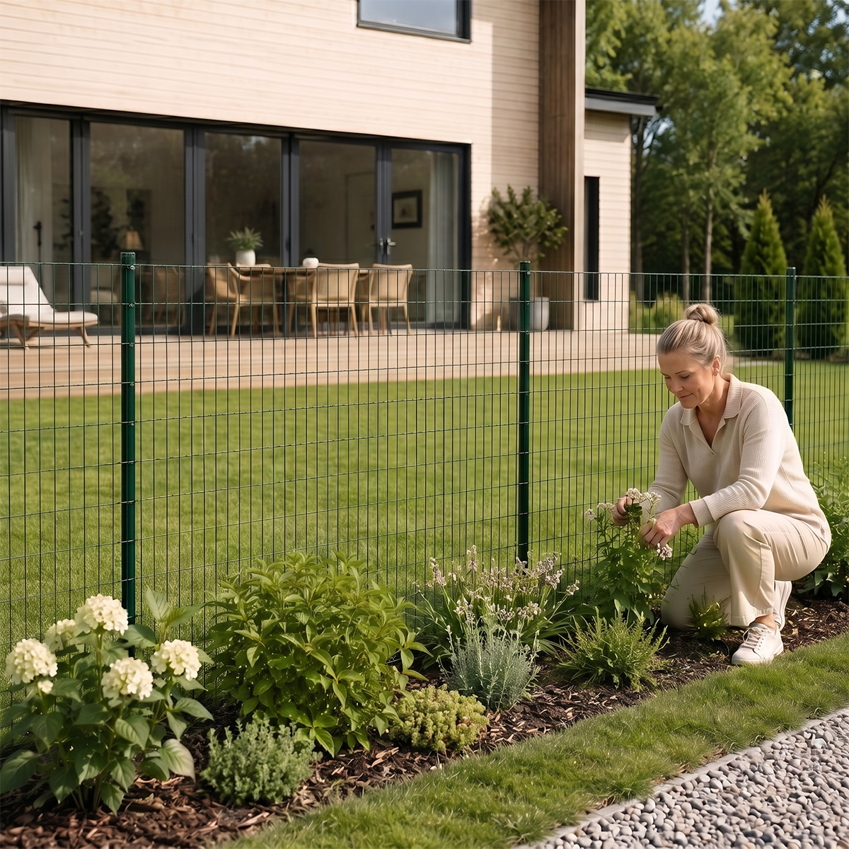 Fornorth Wire Fence 150cm (25m), green