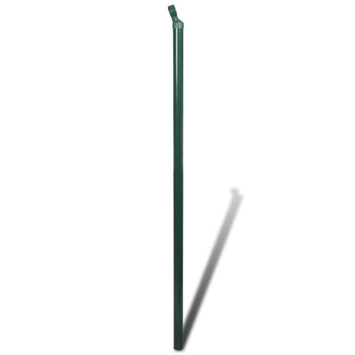 Fornorth sānu stabs stiepļu žogam, zaļš