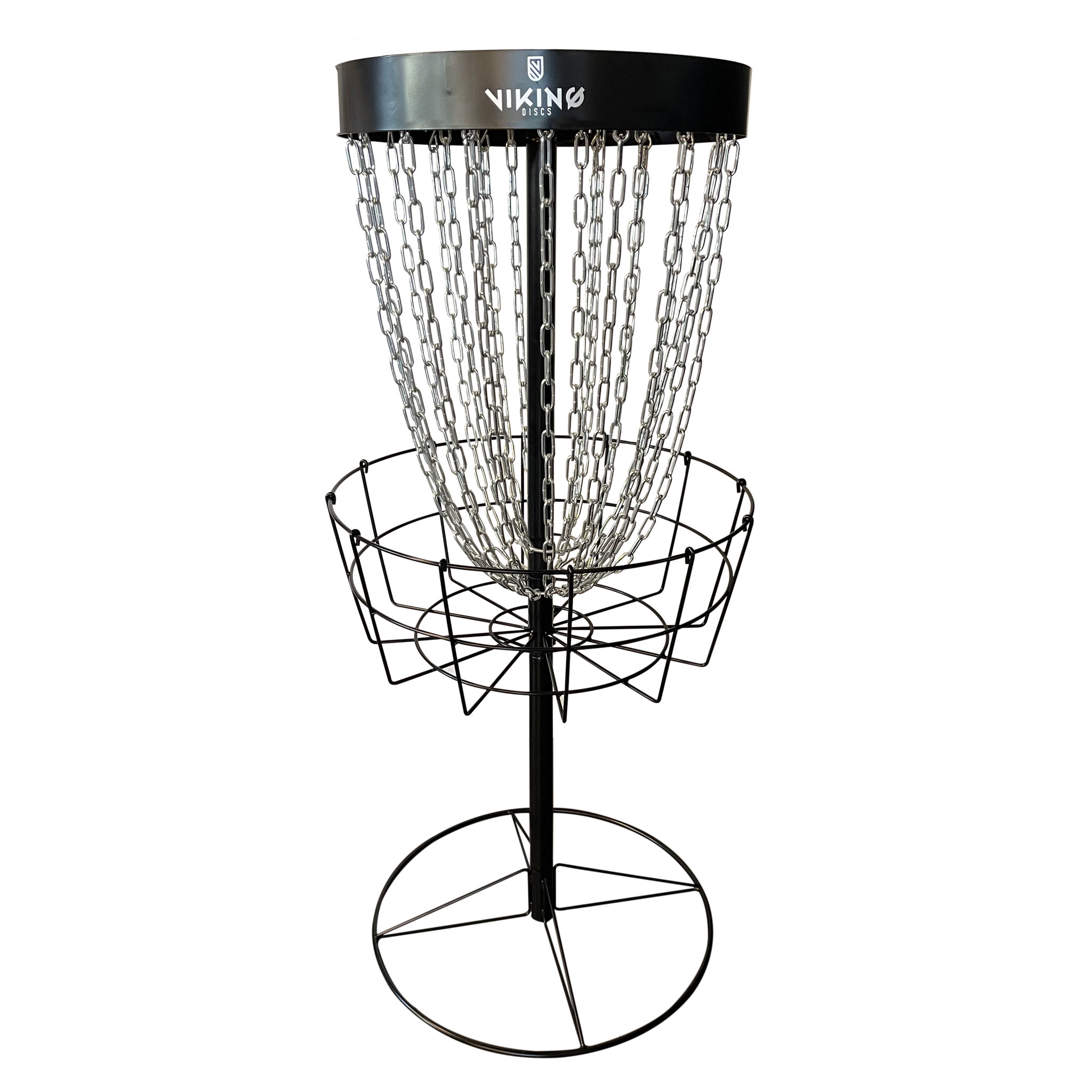 Viking Discs Royal Basket Discgolf Korb, Black Edition