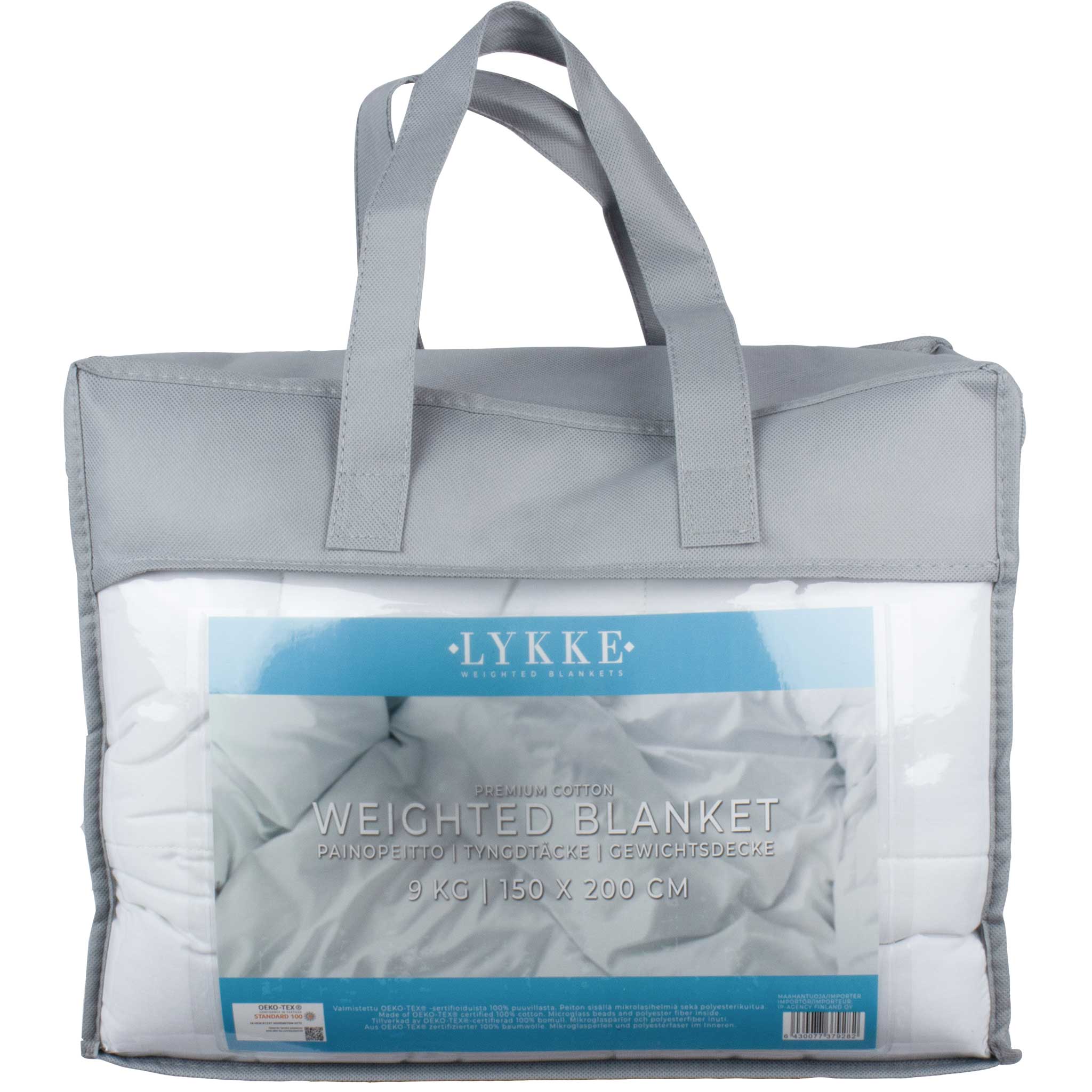 Lykke Couverture lestée, 150x200cm, 9kg, coton