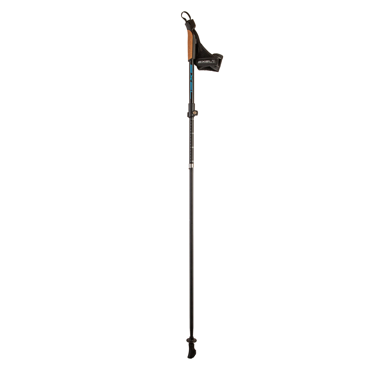 Exel Nordic Walker Hopfällbar stav för stavgång, 110-135cm