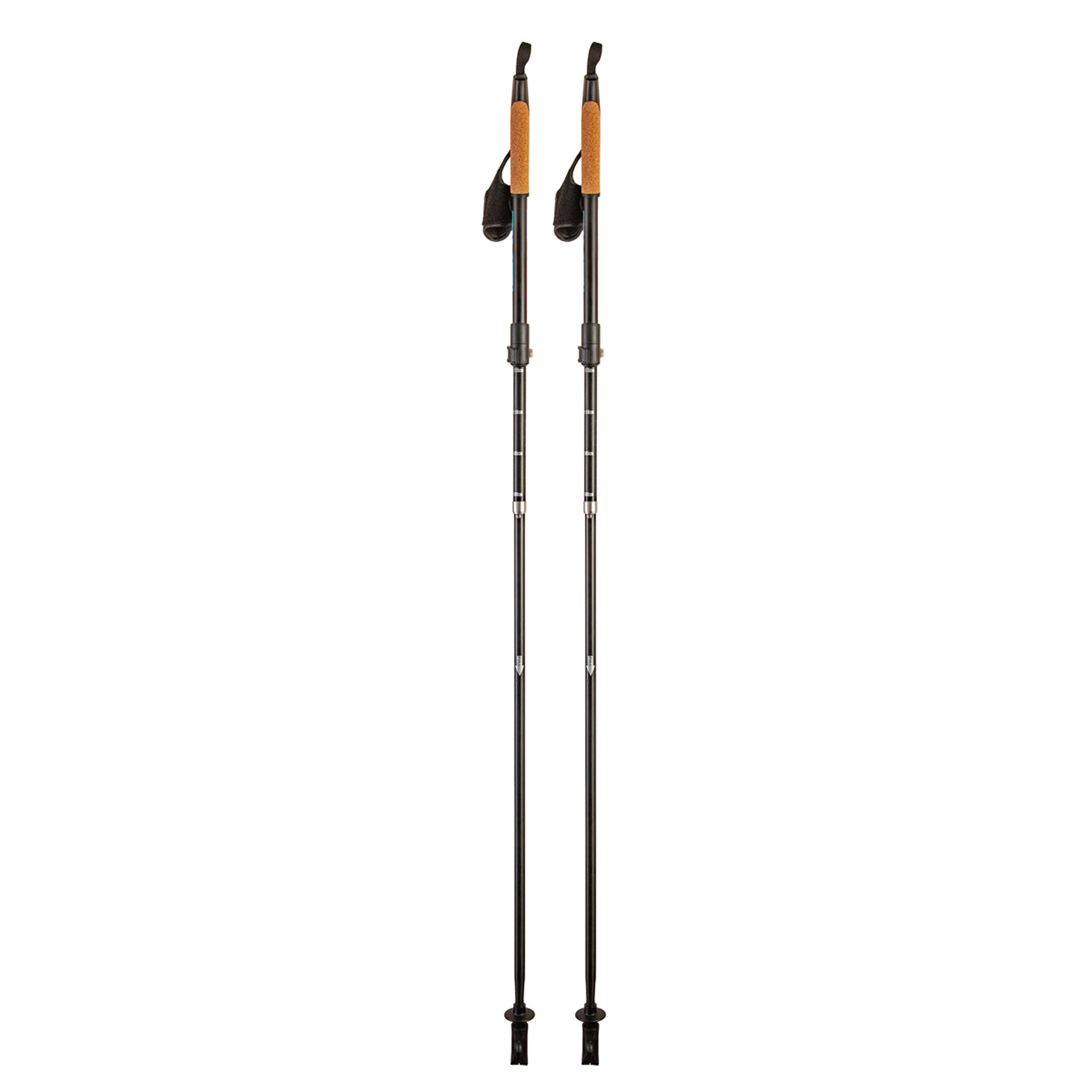 Exel Nordic Walker Hopfällbar stav för stavgång, 110-135cm