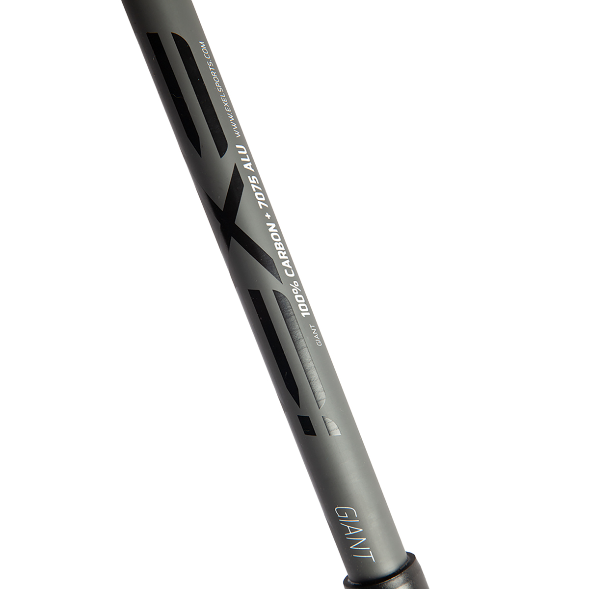 Exel Giant Vandringsstav, Grafitgrå / Svart, Antishock, 100-135cm