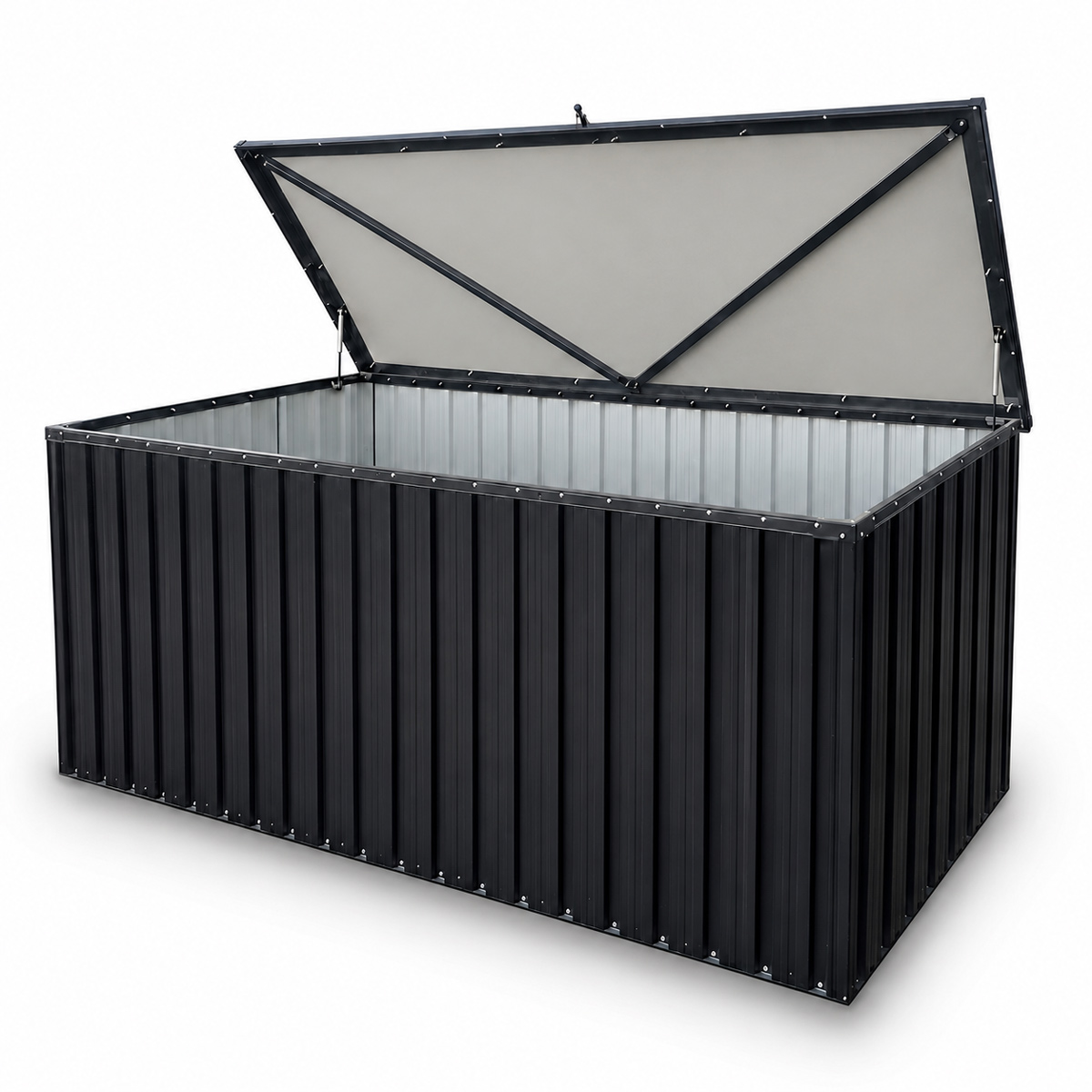 Fornorth Dynbox utomhus 183x88x94cm 1303L, Svart