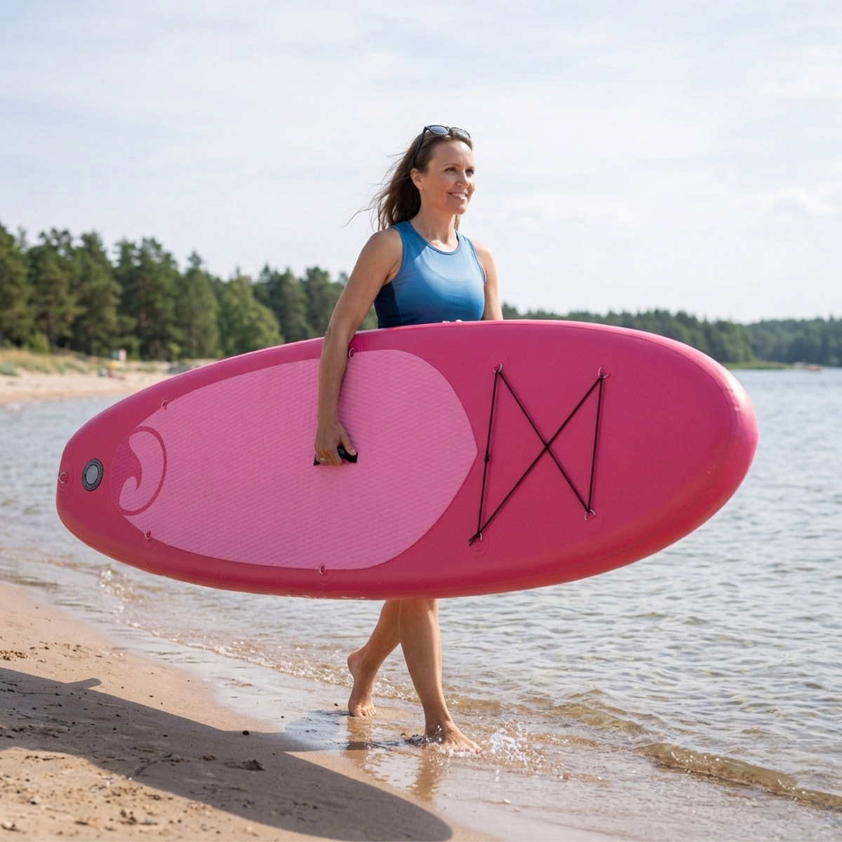 Deep Sea SUP dēlis komplekts Standarta (275cm), rozā