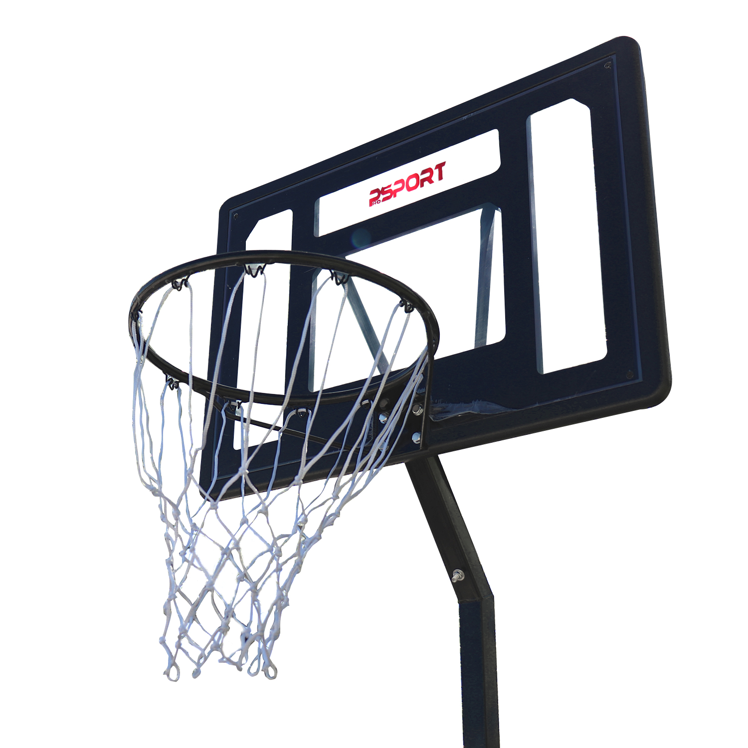Prosport Basketbola Grozs Jr. 2,1-2,6m, Melna Izdevums