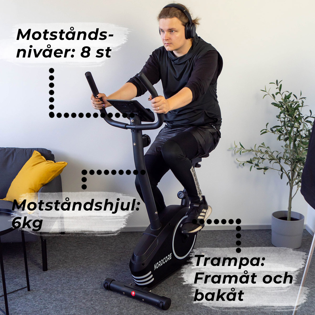 Nordcore motionscykel Core 600