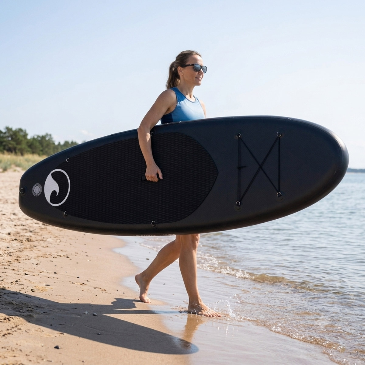 Deep Sea SUP irklentės rinkinys Pro (300cm), juoda