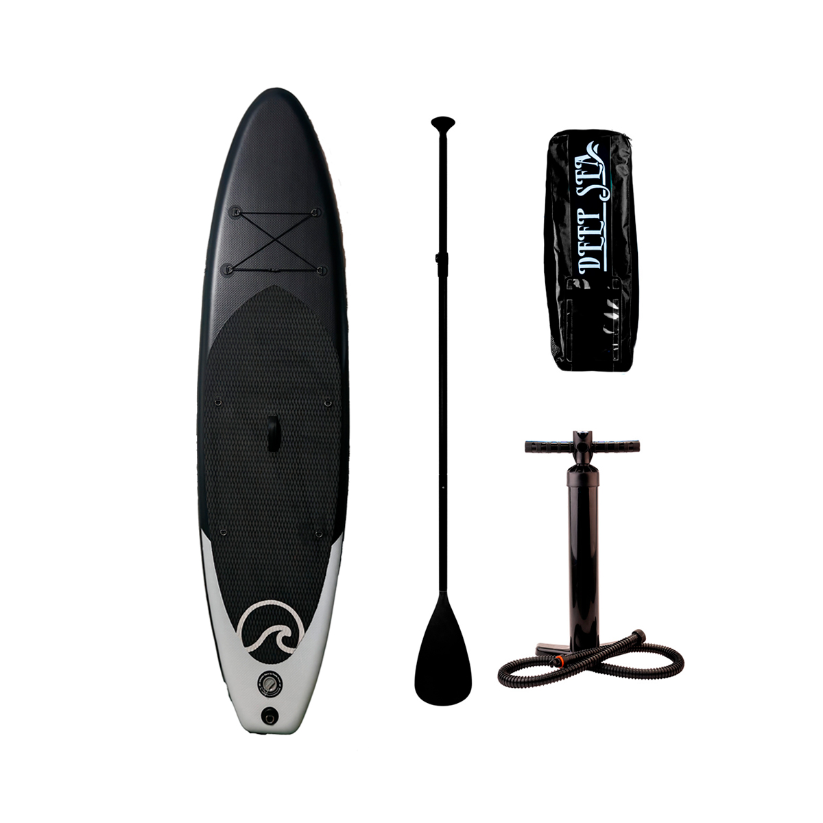 Deep Sea SUP-brädset Pro, svart