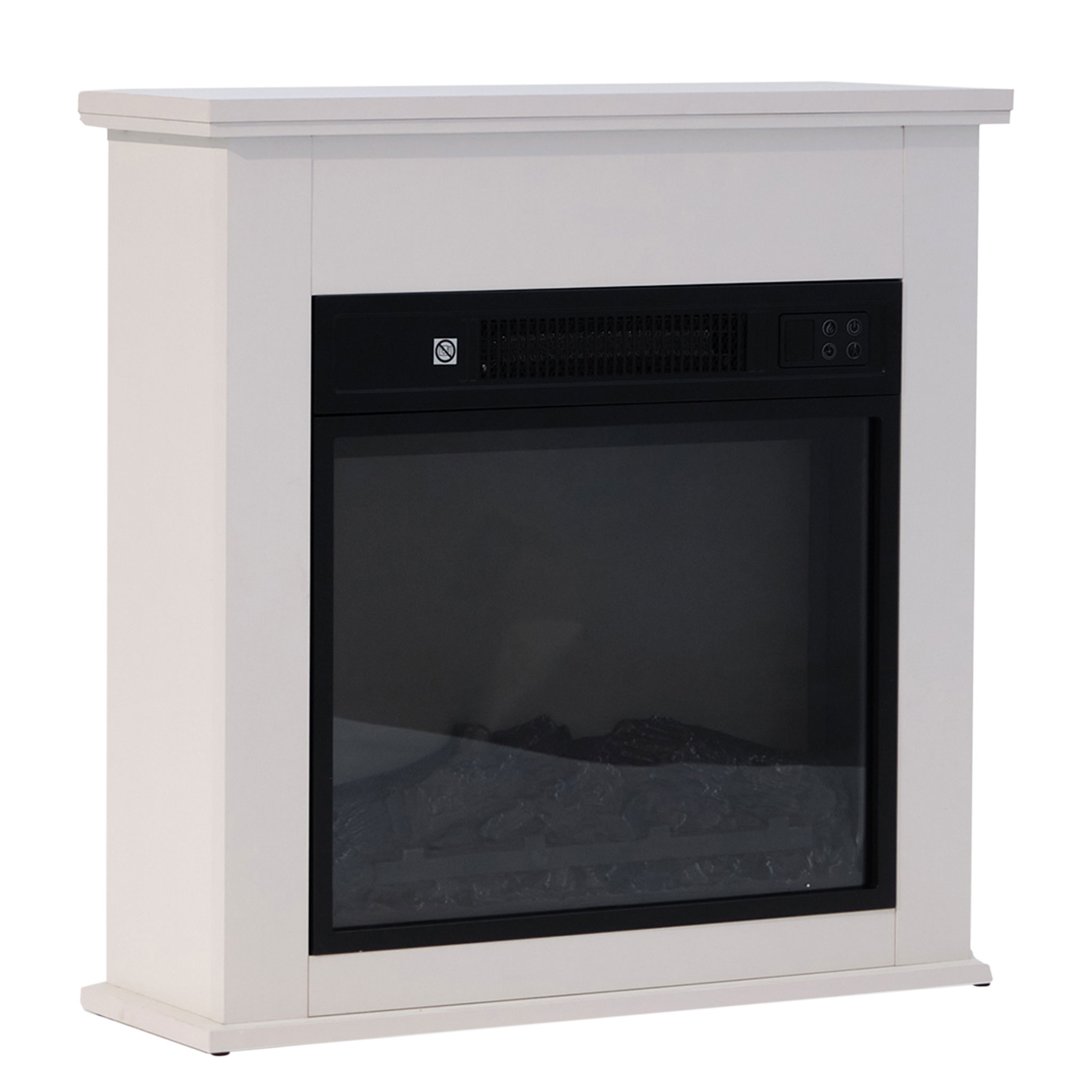 Lykke Electric Fireplace S, 2000W, White