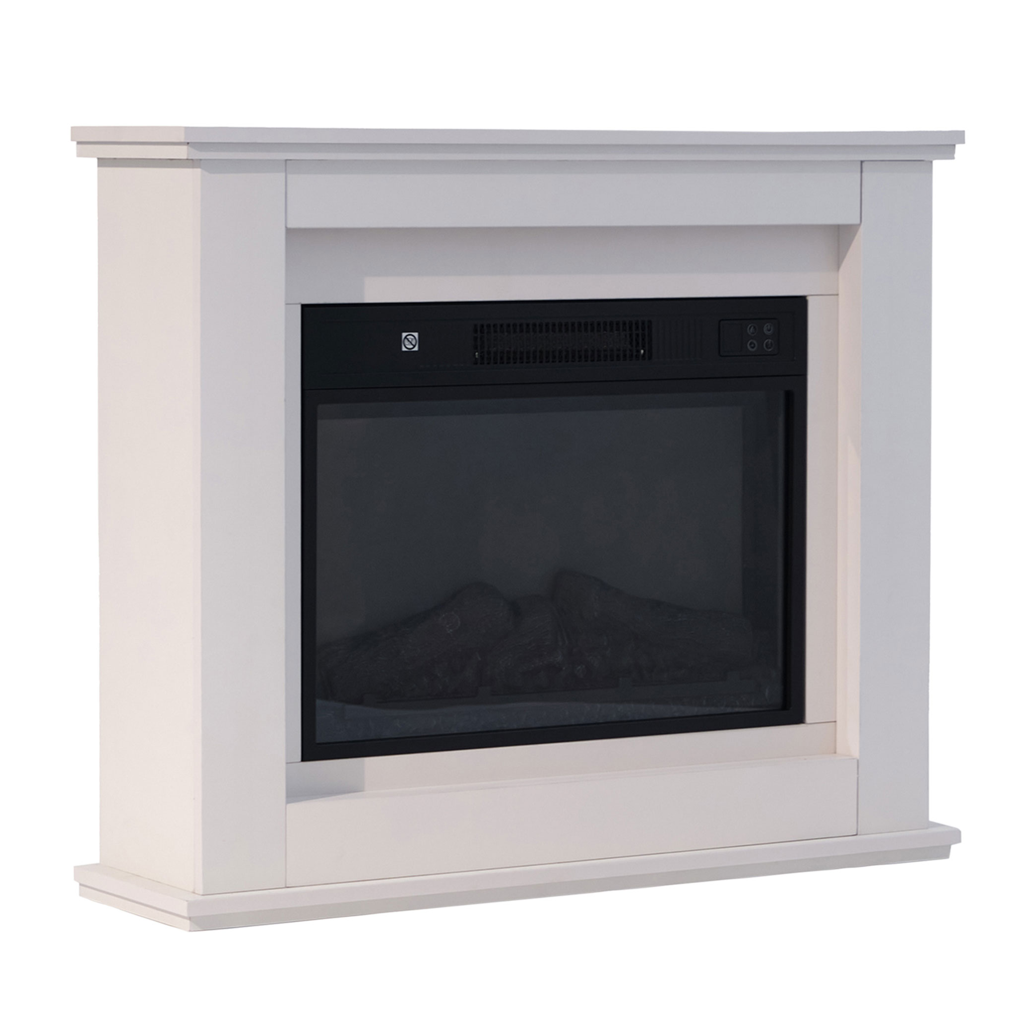Lykke Electric Fireplace L, 2000W, White