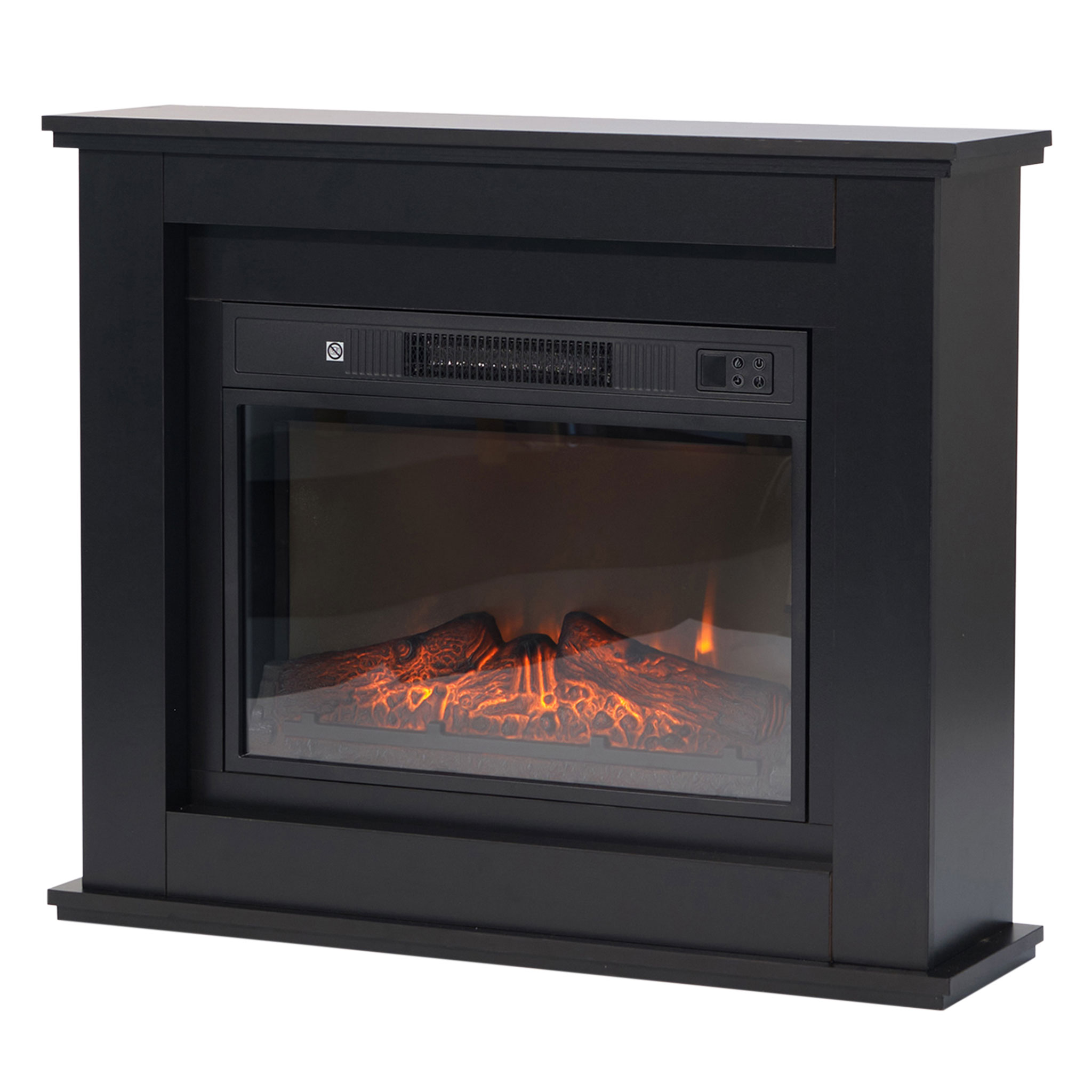 Lykke Elektrische haard L, 2000W, Zwart