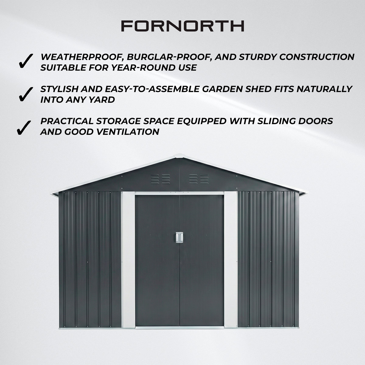 Fornorth Garden Shed, 8.84m2