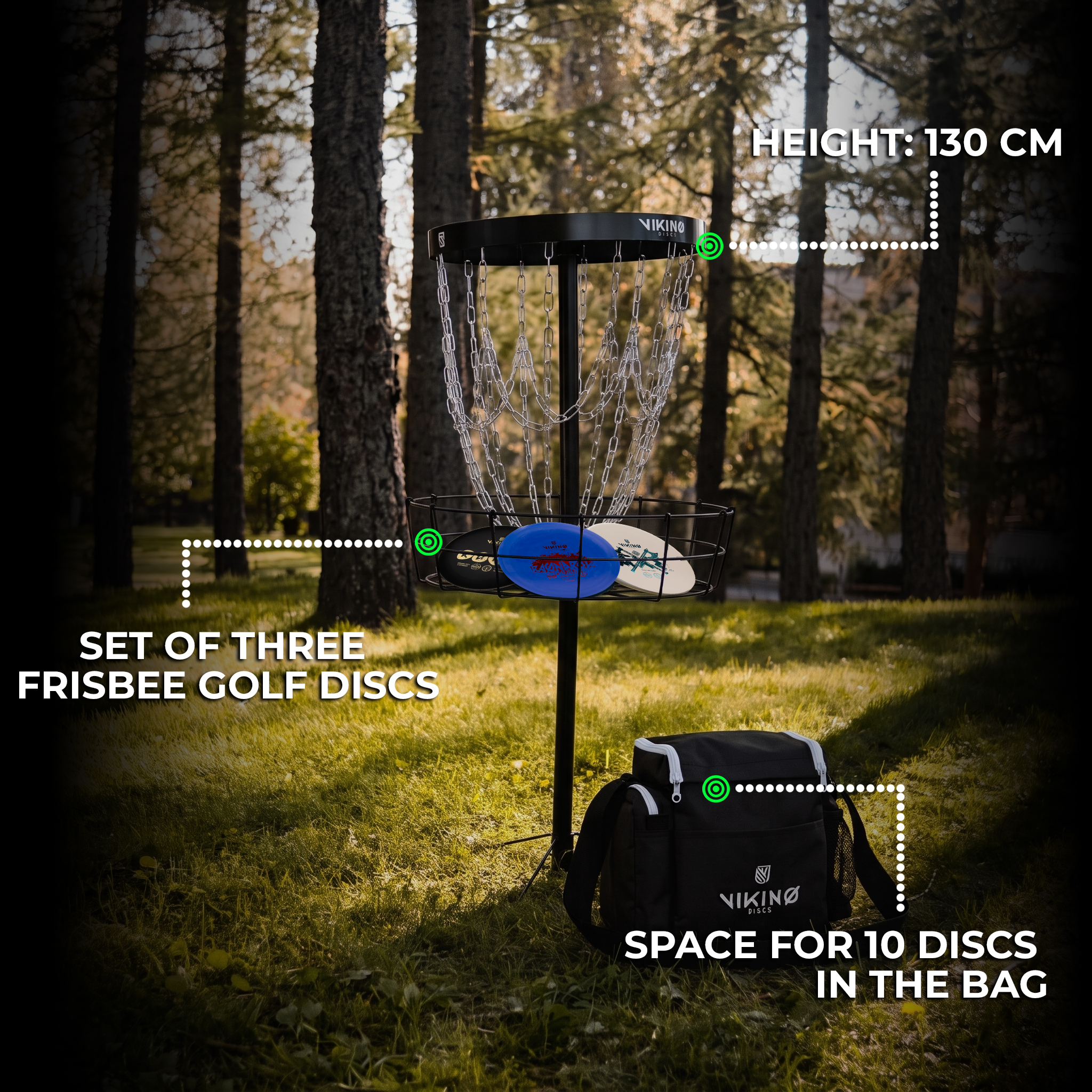 Viking Discs Discover Disc Golf Bundle