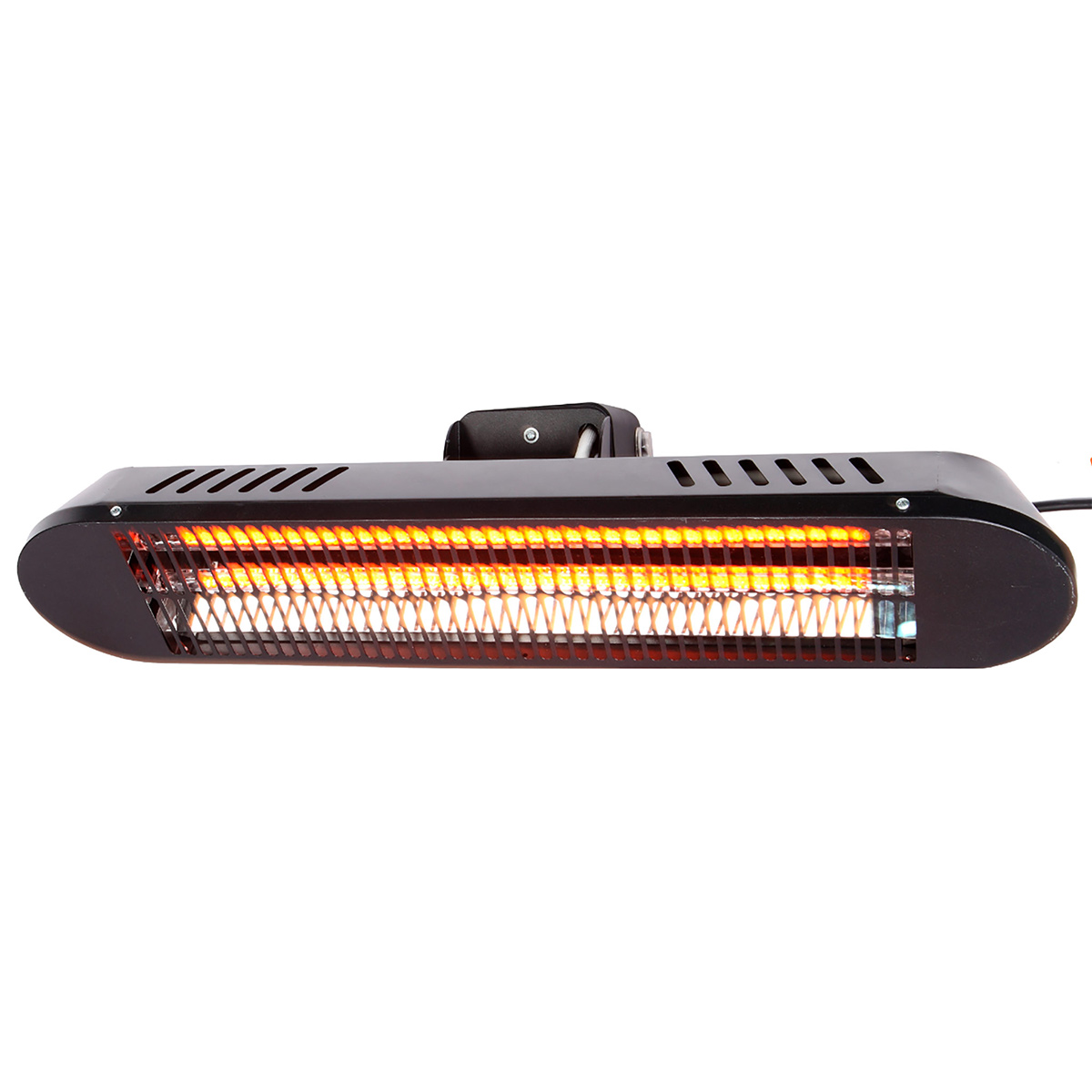 Fornorth Terrassvärmare väggmonterad Premium 2000W fjärrkontroll, svart