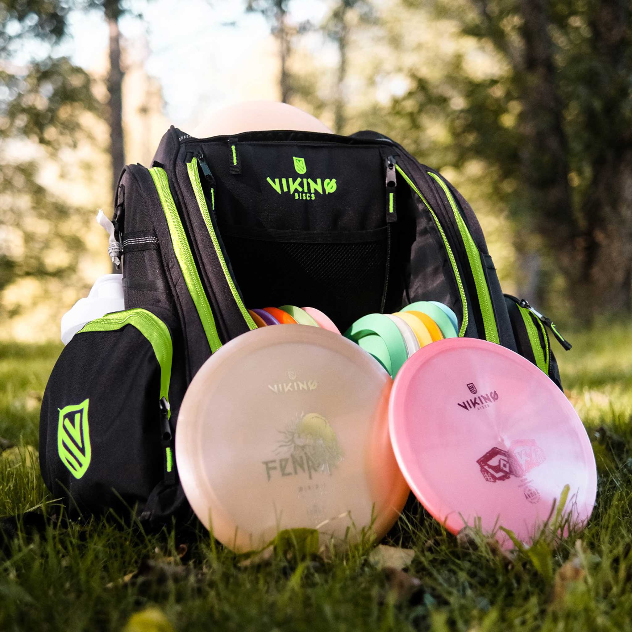 Viking Discs Mugursoma Pro Black/Lime