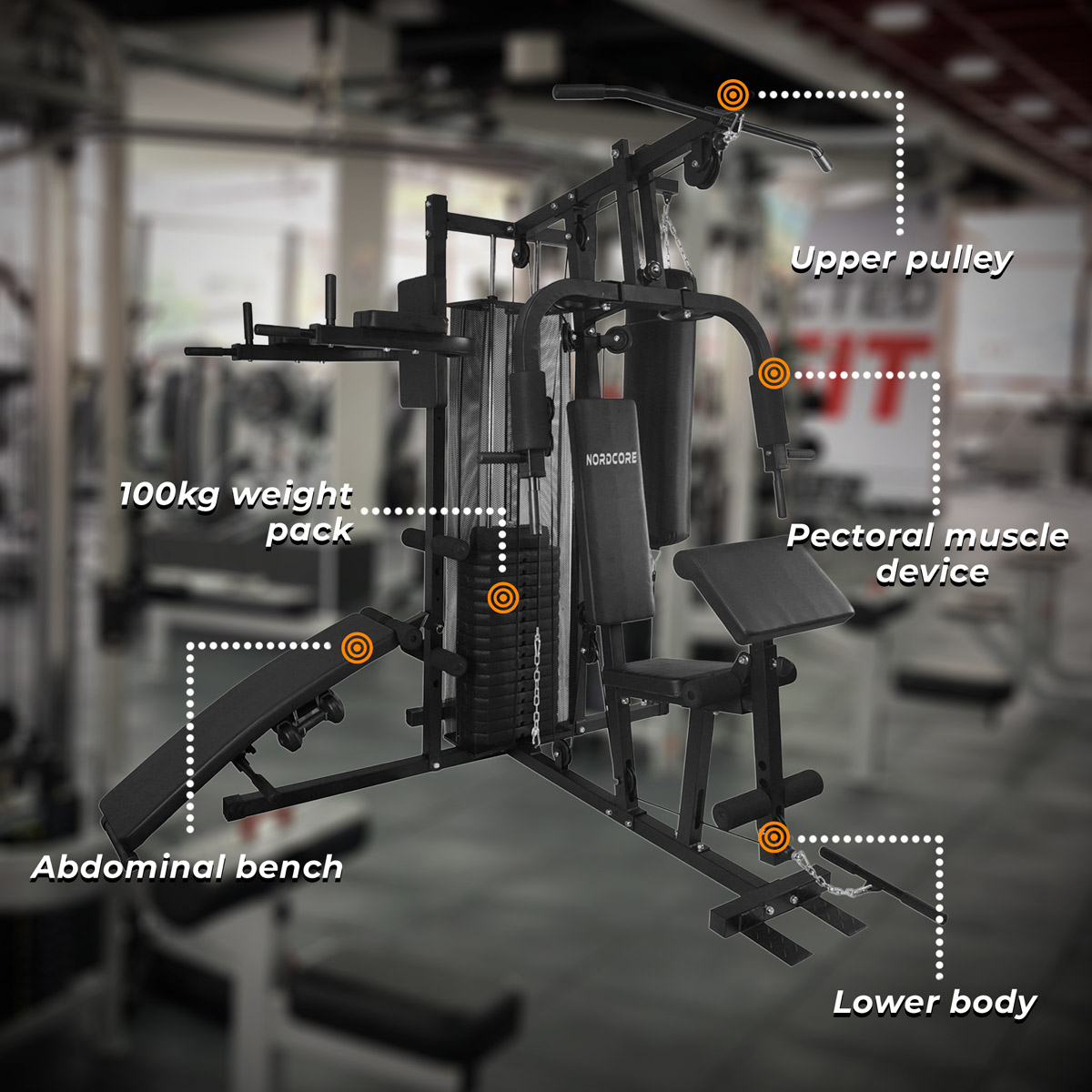Nordcore Home Gym Core 100kg